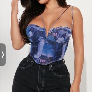 Small Strappy Corset Style Top